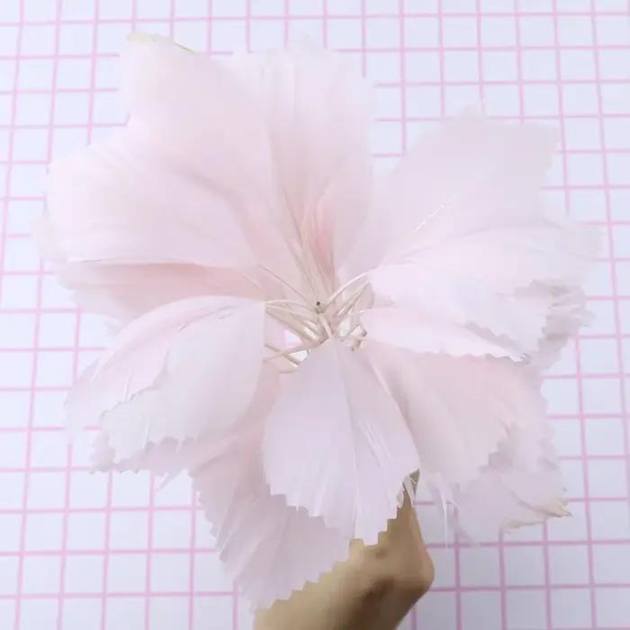 Fleur de Plumes de poulet pour chapeaux