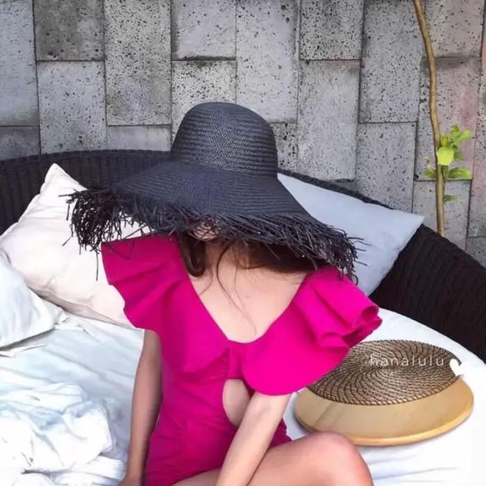 Chapeau de Paille en Papier Raphia