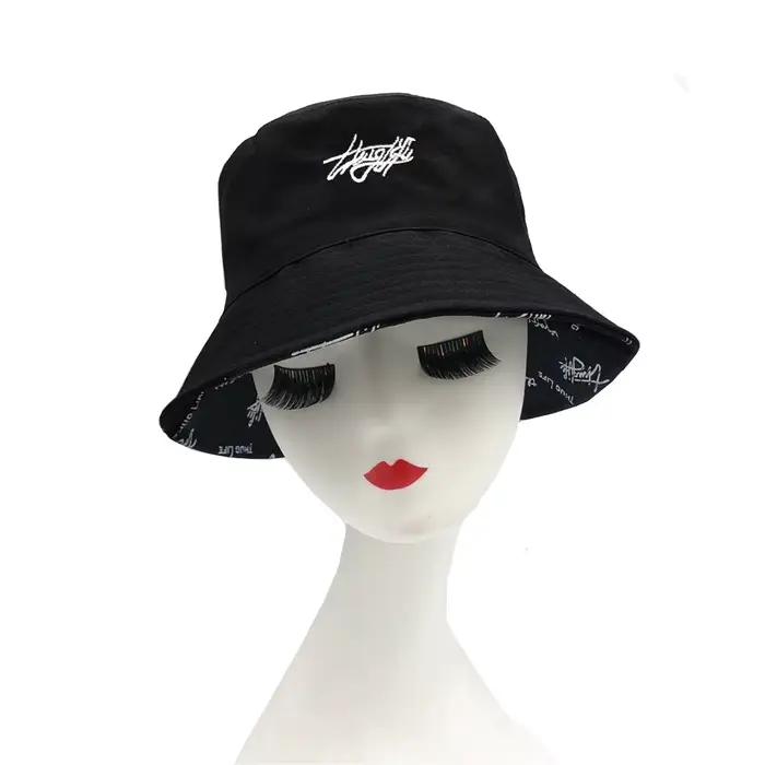 Chapeau seau Double face pour hommes et femmes