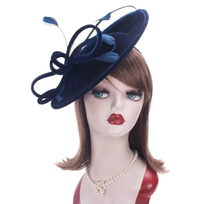 Lawliet-Chapeau en velours pour femme