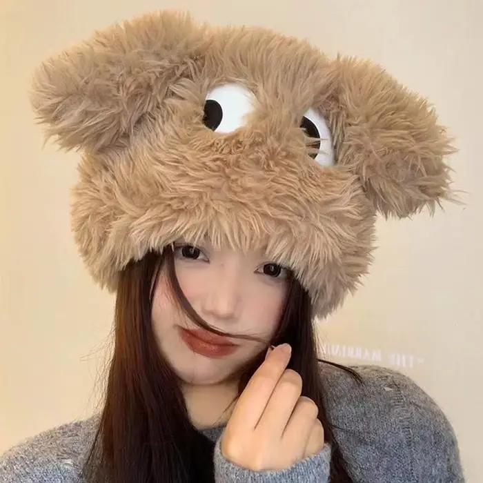 Chapeau de chiot de dessin animé mignon pour femmes