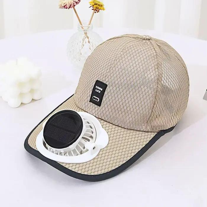 Casquettes de baseball à énergie solaire rechargeables pour adultes – Protection
