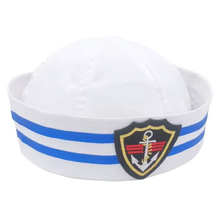 Chapeau de marin bleu marine à la mode pour hommes et femmes
