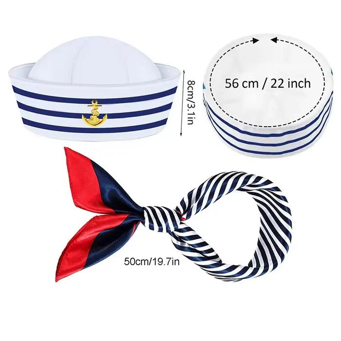 Ensemble 1 pièce : Chapeau de capitaine de yacht