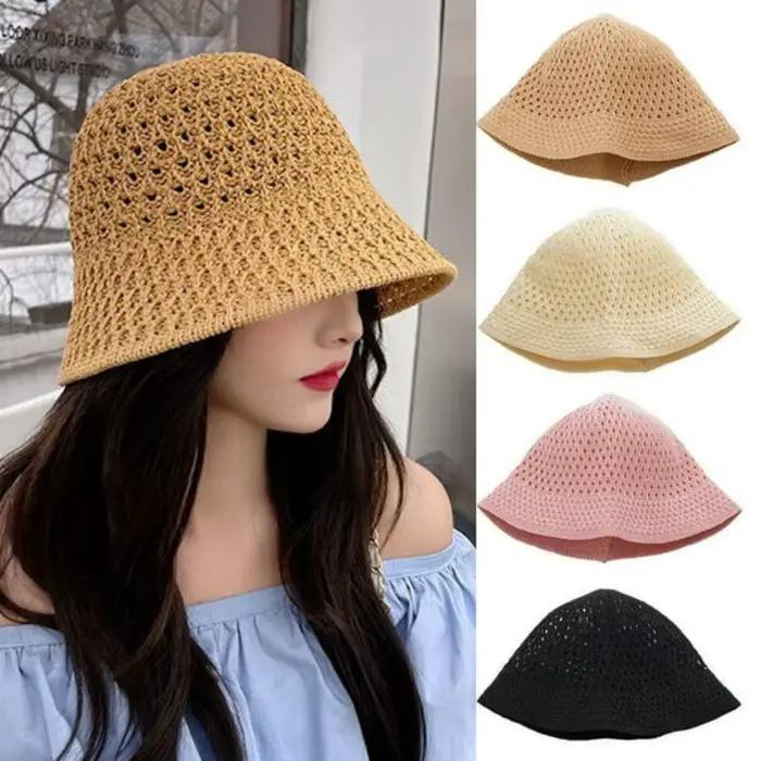 Chapeau de paille de plage pour femme