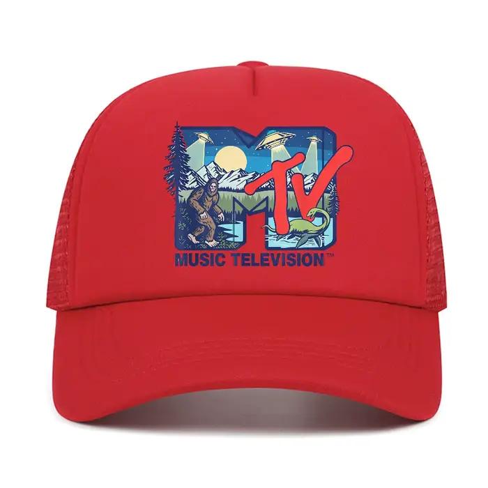 Casquette de baseball unisexe rock hip hop mtv motifs bigfoot ovni extraterrestres nessie pour adultes quatre saisons style sport matériaux coton