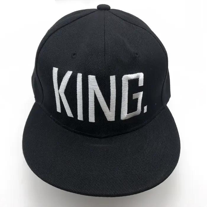 Casquette de baseball brodée QUEEN noire style hip-hop pour hommes et femmes