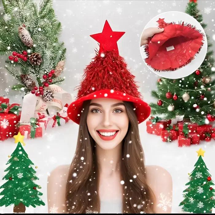 Oreilles de Père Noël en plastique pour adultes et enfants, accessoires de fête de Noël, costumes et décorations de nouvel an 2026