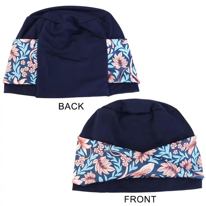 Chapeau bandeau en cheveux croisés imprimé de style bohème pour femmes