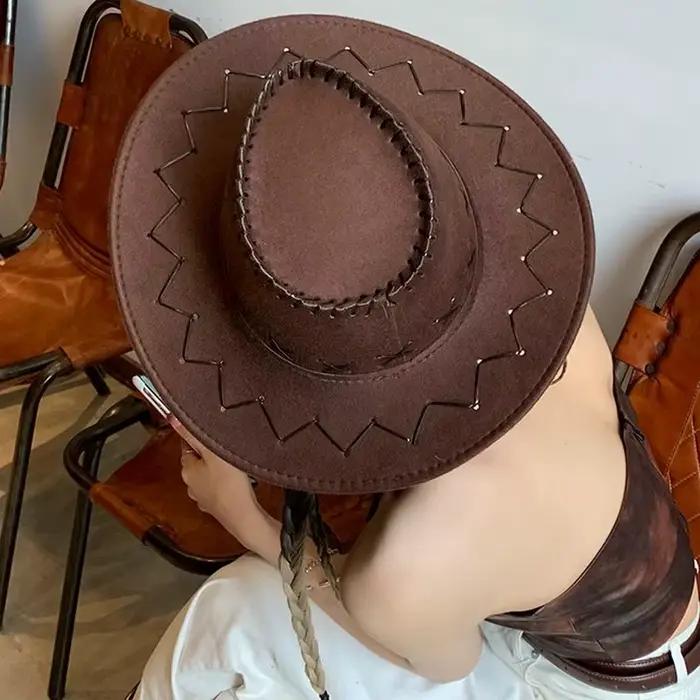 Chapeau de Cowboy Simple pour adultes