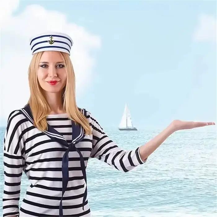 Ensemble 1 pièce : Chapeau de capitaine de yacht