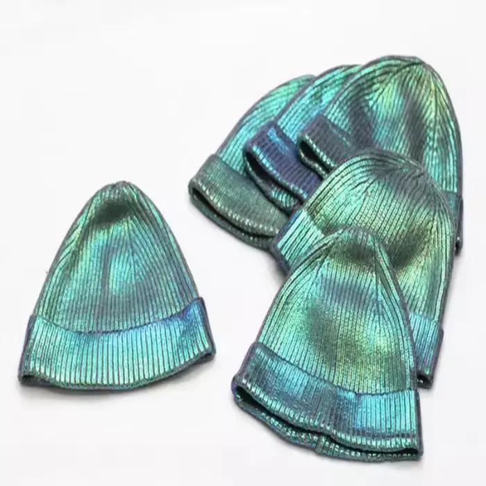 Chapeau Laser couleur métallique Harajuku Cool