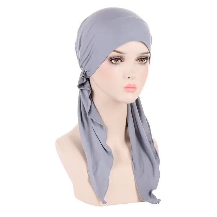 Bonnet turban chimio pour femme