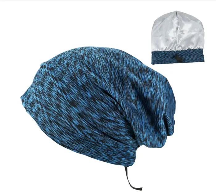 Bonnets doublés en satin pour femmes et hommes