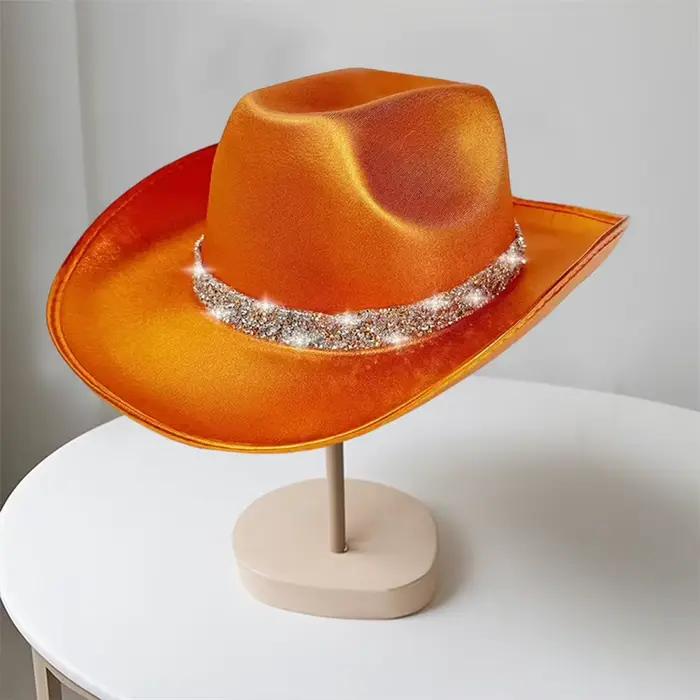 Chapeau de Cowgirl en strass