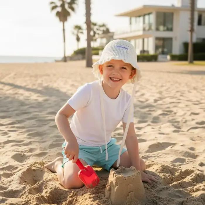 Chapeau de soleil pliable pour femme avec protection UV