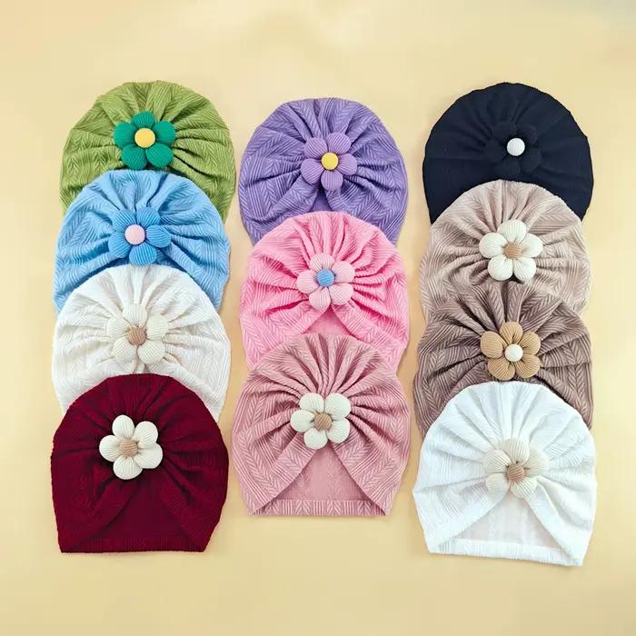 Chapeaux à fleurs pour bébés filles