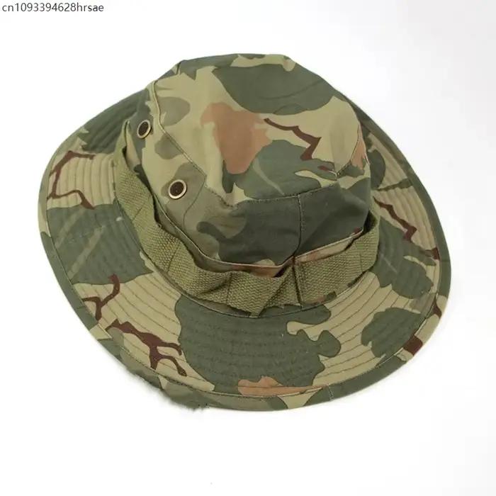 Chapeau Boonie Camouflage Vintage pour un style militaire tactique