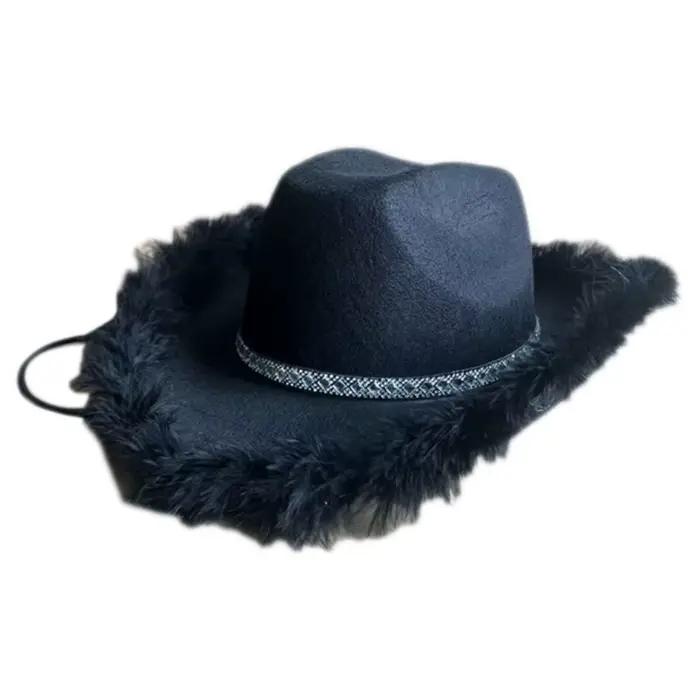 Femmes drôle Performance Costume fête Cosplay Cowboy chapeau Bachelorette