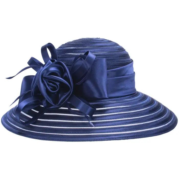Lawliet-Chapeaux de Sum à large bord pour femmes