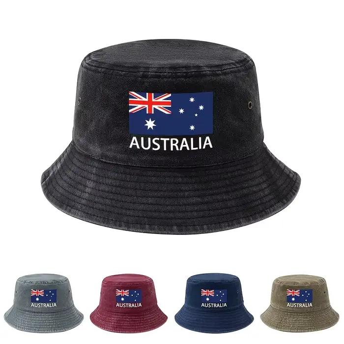 Chapeau Bob Imprimé Drapeau Australien Événement Football 2026