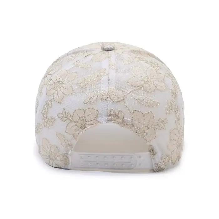 Chapeau de soleil en dentelle léger pour femme – Casquette de baseball respirante et protection UV | Accessoire
