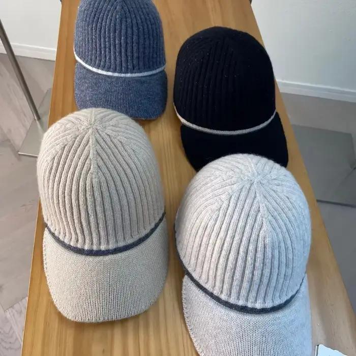 Casquette de baseball en laine pour femme