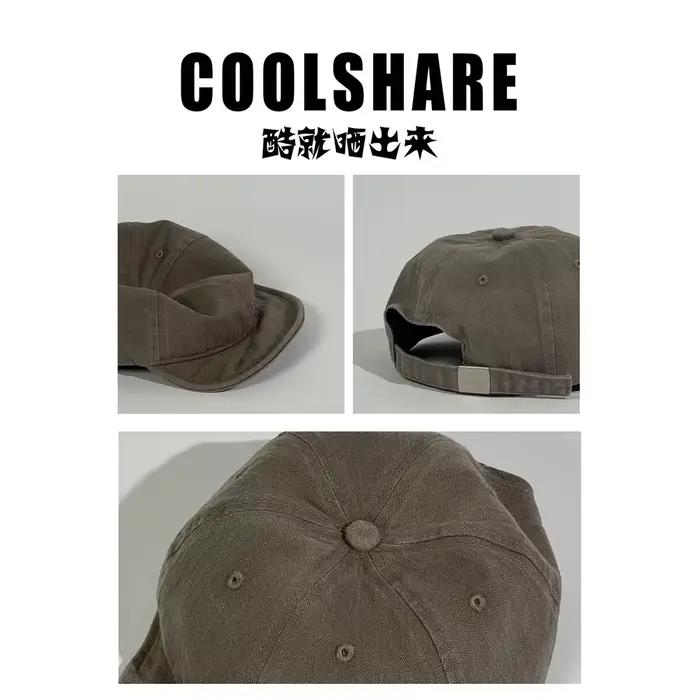 Casquette rétro à bord court pour hommes et femmes
