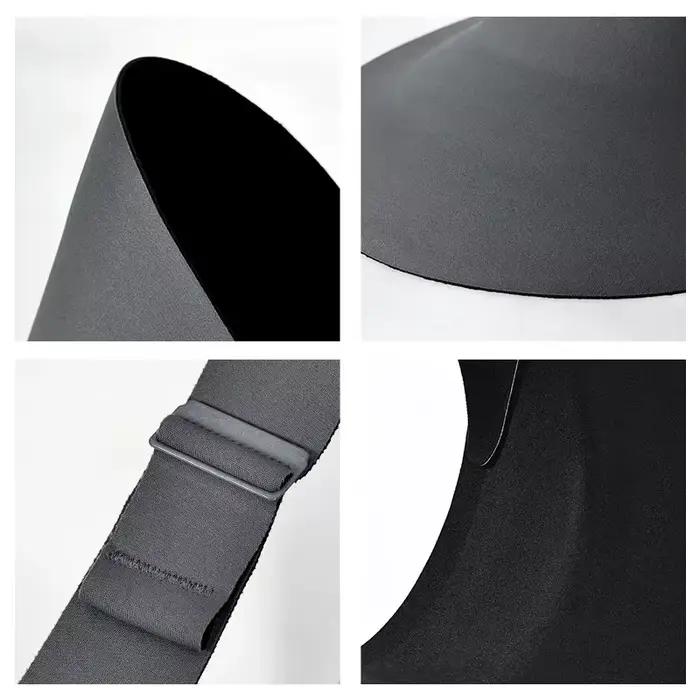 Visière unisexe pliable sans couture