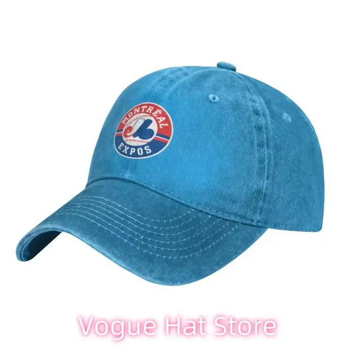 Chapeau de baseball Expos pour enfants et adultes en coton protection solaire couleur variée pour activités extérieures et voyages