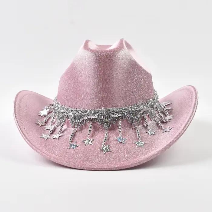 Chapeau Fedora à paillettes pour femmes