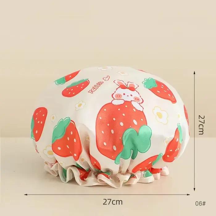 Bonnet de douche imperméable pour filles