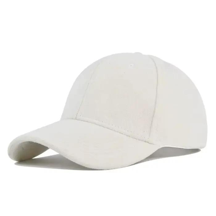 Casquette de baseball en velours coréen unisexe