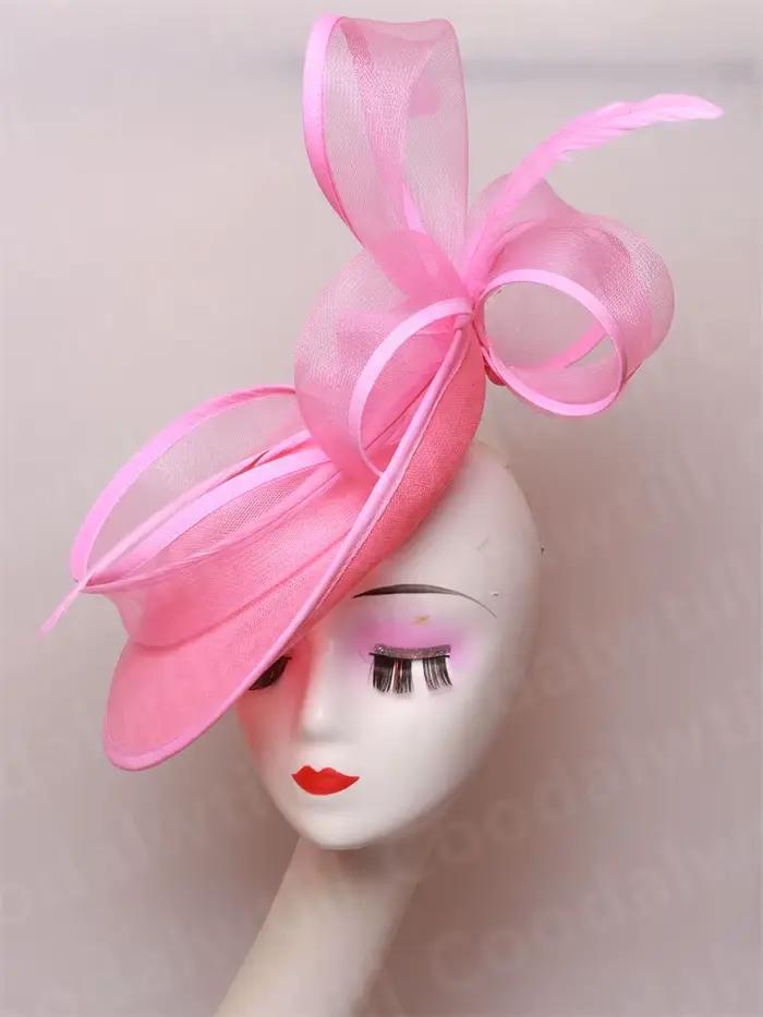 Fascinator Élégant Femme Polyester Bandeau Chic Fête Mariage Derby Occasion Spéciale