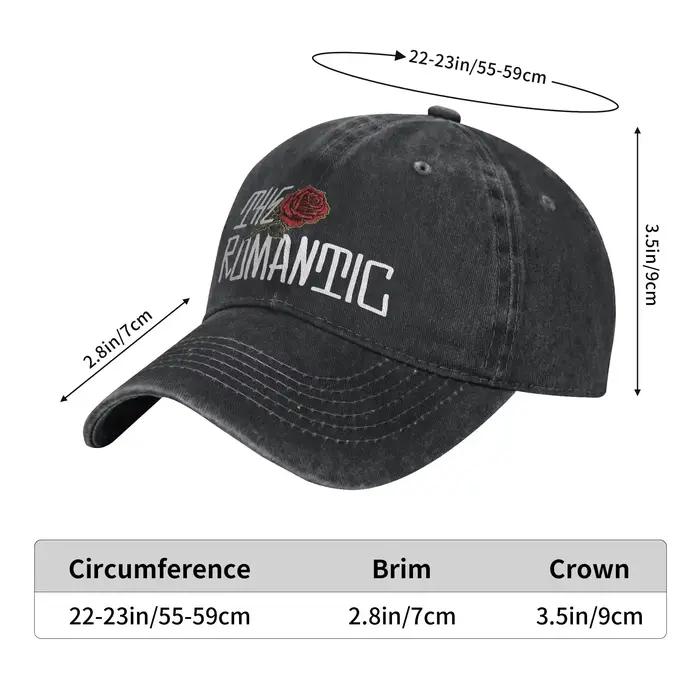 Casquette imprimée Bruno Mars The Romantic Tour 2026 pour hommes et femmes