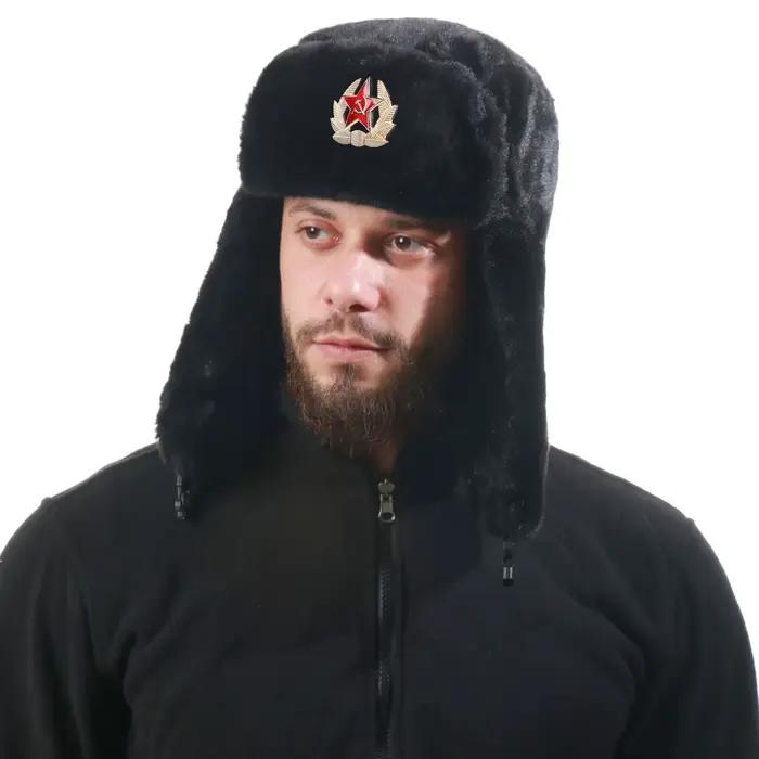 Chapeau Ushanka de style soviétique pour hommes et femmes