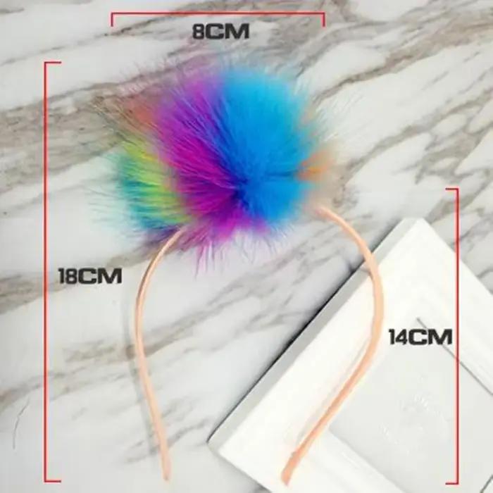 Cool femmes fille adulte Pompon boule bandeau