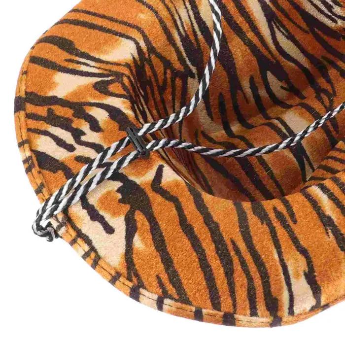 Chapeau imprimé tigre pour hommes