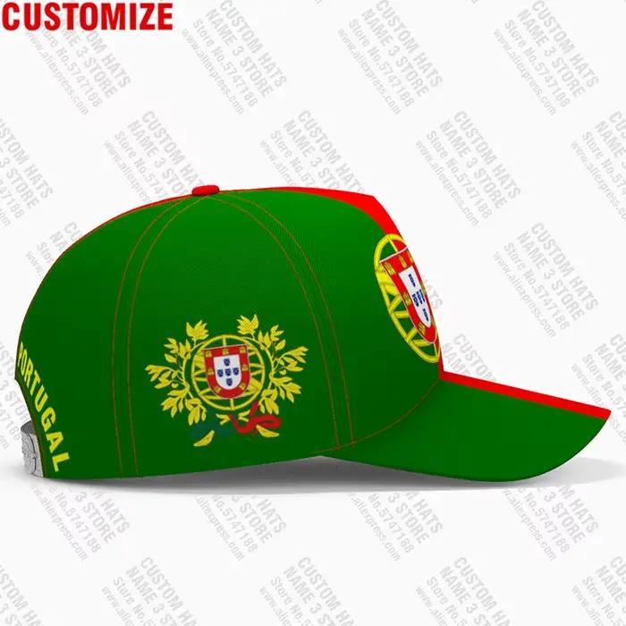 Casquettes de baseball du Portugal avec logo d'équipe sur mesure