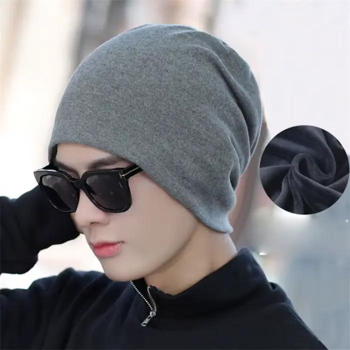 Bonnets amples en coton pour hommes