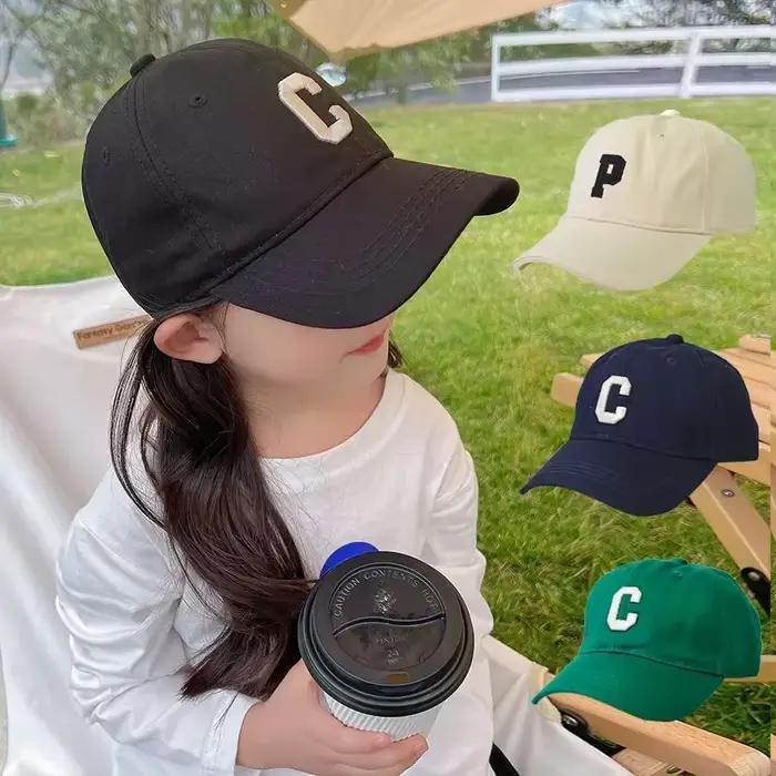 Casquette de baseball coréenne pour enfants 2026 – Chapeau à visière en coton pour garçons et filles