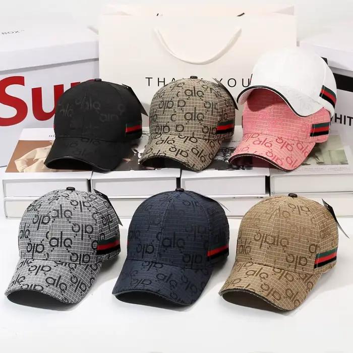 Casquette de baseball décontractée et polyvalente à visière rigide