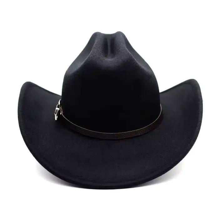 Chapeau de cowboy occidental à large bord