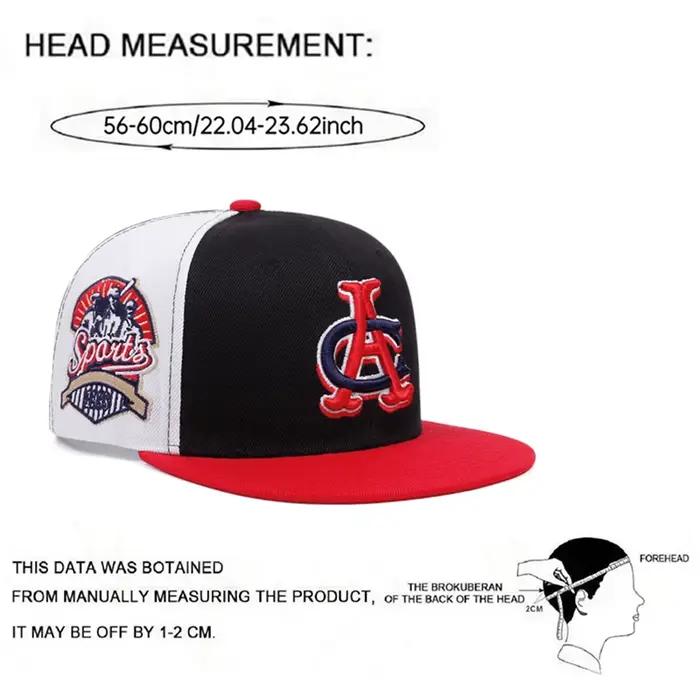 Chapeau de baseball 2025 personnalisé brodé, sport, style urbain, mode hiphop, protection solaire, ajustable, multicolore, occasions décontractées