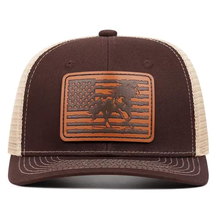 Casquette de baseball Richardson Mustang en polyester avec impression unique pour hommes et femmes, décontractée et polyvalente pour toutes les saisons