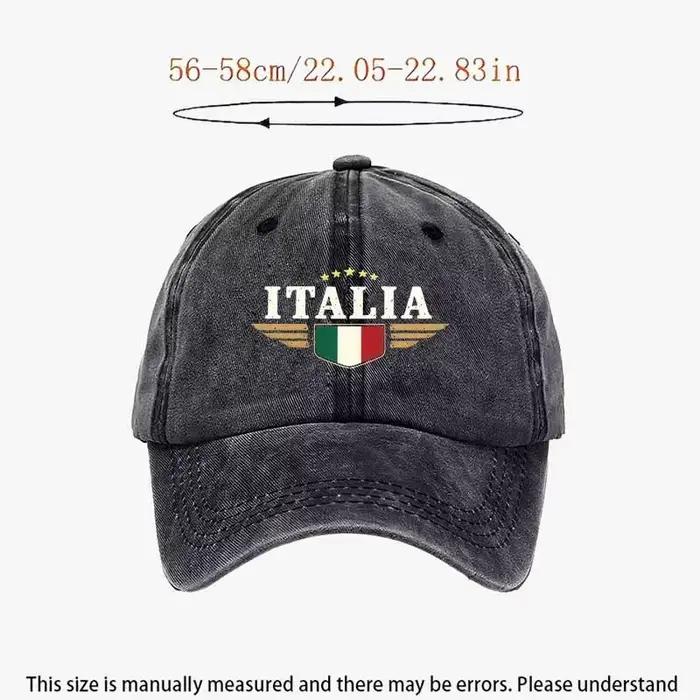 Casquette de baseball avec drapeau italien