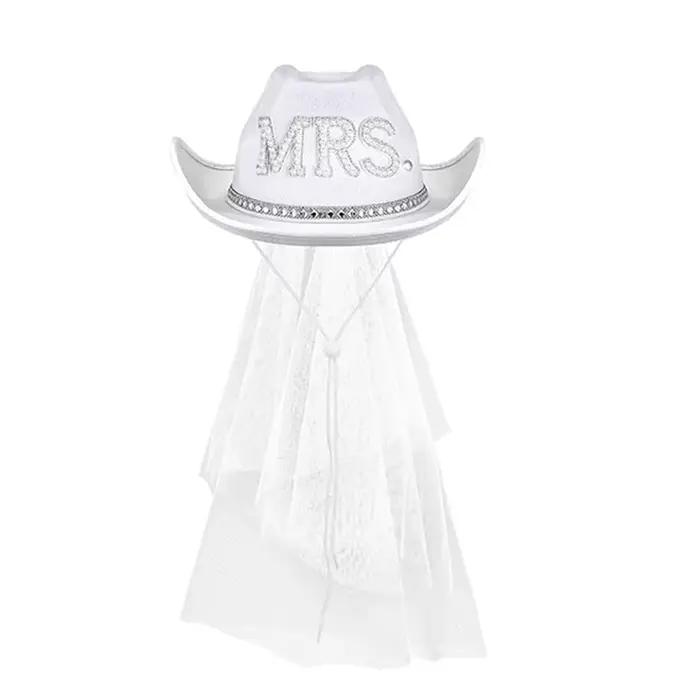 Chapeau de Cowgirl avec lettres en strass