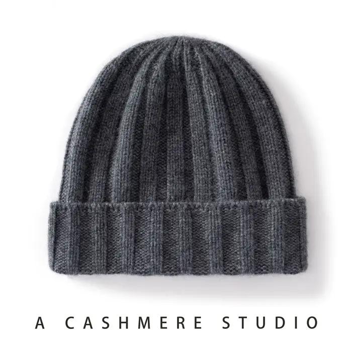 MERRILAMB 100% pur cachemire bonnet chapeau unisexe hiver