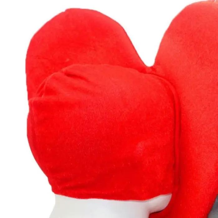 Chapeau de cœur rouge amusant pour la Saint-Valentin