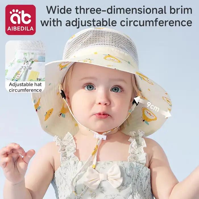AIBEDILA Chapeau de soleil pour bébé